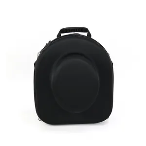 Hat Bag Case Custom Logo Eva Hard Hat Carrier Carrying Case Baseball Hat Travel Bag Cap Case With Handle