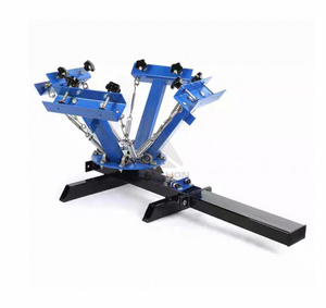 Dễ Dàng Để Hoạt Động Của Nhãn Hiệu Quay Màn Hình Máy In Máy Tính Để Bàn 1 Trạm Dệt Lụa Màn Hình Máy In - Product Image 3