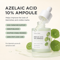 Sérum Ampoule Correcteur de Taches Anti-Acné Apaisant Éclaircissant Resserre les Pores Calme les Rougeurs Unifie le Teint Meilleur Usage Quotidien 10% Acide Azélaïque