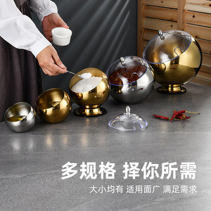 Stainless Steel Condiment Bowls Food Grade Material For Restaurant Hot Pot <b>Dipping</b> Station - Product Image 5