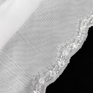 Collar de perlas de encaje estilo Peter Pan blanco desmontable para <span class=keywords><strong>mujer</strong></span>, <span class=keywords><strong>cuello</strong></span> <span class=keywords><strong>falso</strong></span> decorativo bordado de lujo para suéter y <span class=keywords><strong>camisa</strong></span> - Product Image 4