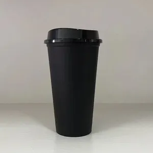 Groothandel Hoge Kwaliteit Plastic Koffiekopje Bpa Gratis Single Layer Hot Cup
