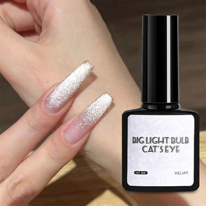 Gel de purpurina reflectante, esmalte de <span class=keywords><strong>uñas</strong></span> de Gel de lentejuelas plateadas, pintura de aerógrafo UV, decoración <span class=keywords><strong>semipermanente</strong></span> de <span class=keywords><strong>uñas</strong></span>, Gel de ojo de gato - Product Image 2