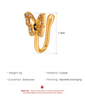Luckyw — anneau de nez papillon en cristal, faux Piercing, pince-nez, Style indien, manchette de nez, faux Piercing, bijoux Septum