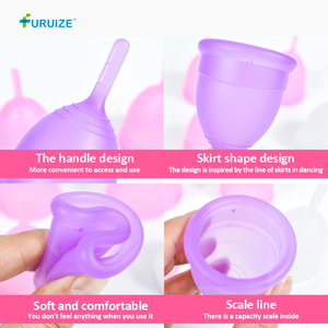 Fabricante de Copas Menstruales con Certificación CE Furuize, OEM ODM, Kit de Copas Menstruales Personalizadas al por Mayor, <span class=keywords><strong>Copa</strong></span> <span class=keywords><strong>Menstrual</strong></span> Suave y Reutilizable - Product Image 3