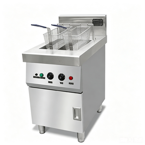 Freidora Eléctrica Comercial Profesional de Acero Inoxidable para Catering, Ideal para Freír Aperitivos y <span class=keywords><strong>Pollo</strong></span> - Product Image 2