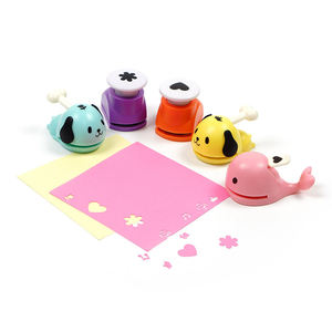 Offre Spéciale produit bricolage artisanat poinçon ensemble feutre forme poinçon <span class=keywords><strong>mini</strong></span> plastique trou poinçon formes pour enfants bricolage et école - Product Image 3