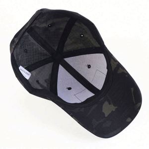 Casquette de baseball ajustée en gros 100 % coton motif camouflage désert à profil bas - Product Image 6