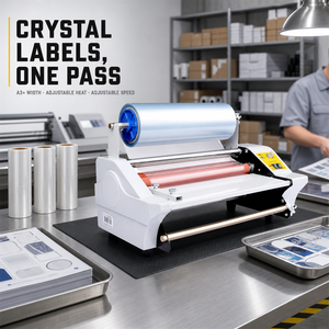 Laminateur de film OCB UV DTF avec température et vitesse réglables pour machine de laminage d'étiquettes en cristal A3+ 360S - Product Image 2