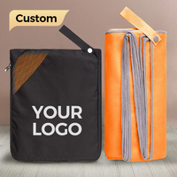 Serviette de sport tissée vierge à séchage rapide imprimée sur mesure pour sublimation pour les sports de plein air et la salle de sport Serviette imprimée avec logo