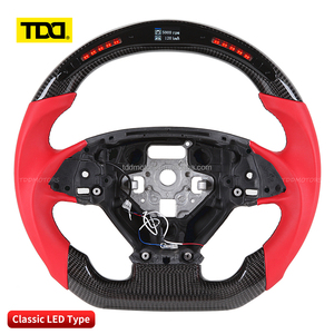 Volante de fibra de carbono TDD LED para Chevrolet C5 C6 C7 C8 Silverado GMC Cruze Camaro SS, volante personalizado original - Product Image 2