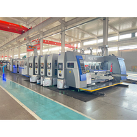 HS-B Auto Kartonnen Kartonnen Doos Print Insteekmap Gluer Maken Machine Kartonnen Verpakking Productielijn