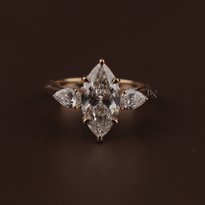 Anillo de Compromiso para Mujer en Oro de 14K con Diamante Cultivado en Laboratorio de 3 Quilates con Certificado IGI, Joyería Nupcial Elegante y de Lujo - Product Image 1