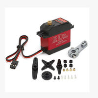 Servomoteur numérique à couple élevé DS3218 20KG PWM 500-2500us 6.8V IP66 étanche 270 degrés double roulement à billes engrenage métallique JR/Futaba