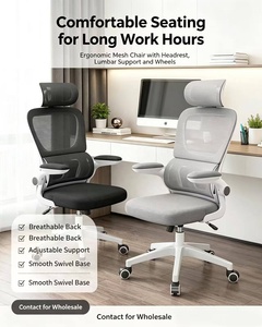 Silla de Oficina Cómoda K, Silla Ergonómica para Estudiantes, Dormitorios, Computadora, Hogar, Reuniones, Personal - Product Image 6