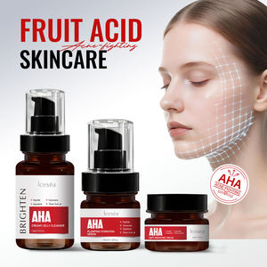 Kit de Soins Visage Anti-Acné OEM 4 Pièces à l'Acide Glycolique et au Squalane – Nettoyage des Pores, Équilibrage du Sébum, Réparation Cutanée – Vente en Gros - Product Image 2