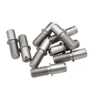 304 stainless steel cross groove external thread cylindrical pin slotted headless screw positioning pin shaft