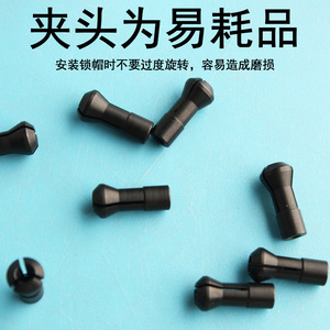 Mandrin de meuleuse pneumatique conique 2,35-3 mm en fer, accessoire pour meuleuse, outil de polissage - Product Image 2