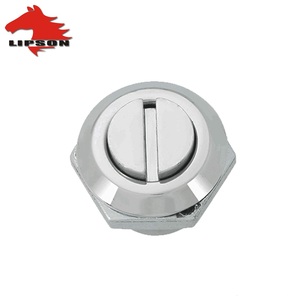 Serrures à came, serrures à monnayeur à quart de tour, placage chromé brillant, serrures tubulaires/cylindriques - Product Image 1