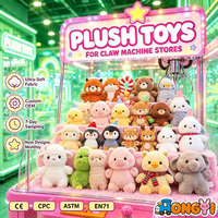 EN STOCK - Peluche Premium de 8 pouces, design de dessin animé, vente en gros, jouet doux pour machines à griffes et récompenses de stands de jeux