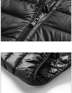 Chaleco acolchado personalizado para hombre, Bodywarmer de diseño americano, informal, ligero, con capucha, OEM - Product Image 5