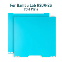 Plaque de construction PEI texturée double face 355x346mm en acier à ressort, plaque de refroidissement pour lit chauffant d'imprimante 3D Bambu Lab H2D H2S