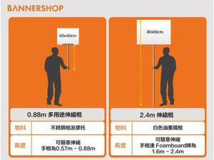 Lightweight Eye-catching Portable Customizable Handheld <b>Poster</b> with Telescopic Pole for Exhibition & Street Promotion - Product Image 3