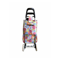 Sac de courses pliable pour supermarché avec roulettes, chariot de courses pliable léger pour légumes