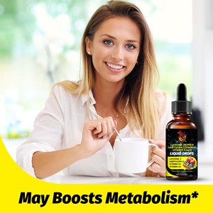 Gotas Líquidas de Cayena, Espino Blanco, Cúrcuma y Vitaminas K2+D3 con Etiqueta OEM ODM, Apoya la Función Inmunológica y la Salud Ósea - Product Image 4