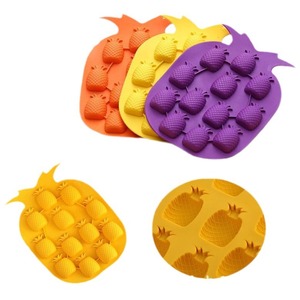 Wholesale Creative Pineapple Ice Lattice Mold DIY Fruit Home Ice Box with Sustainable Feature Ice <b>Maker</b> and Box - Product Image 5