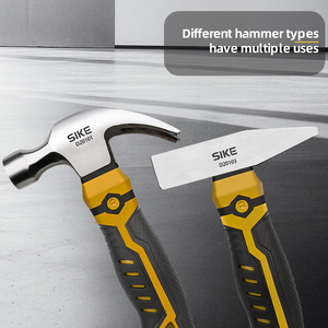 مصغرة 8 أونصة مع كرة دعم OEM قابلة للتخصيص مطرقة أمان Pein مقبض الألياف الزجاجية رفع الأظافر PVC مادة الصلب - Product Image 5