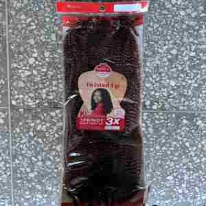 Extensions de cheveux synthétiques à tresser, trame simple, cheveux Afro Twist, tresses africaines, extensions de cheveux pré-étirées Afro Kinky Curly - Product Image 4