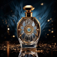 Flacon de Parfum Irrégulier 100 ml, Unique à Personnaliser, Design Original Avec Boîte d'Emballage