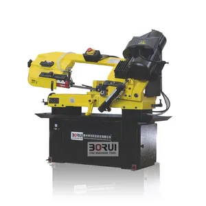 BORUI BS-712N Máquina de corte de metal horizontal mini industrial com arco e barra para metal, novo produto 2020