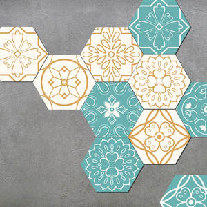 <span class=keywords><strong>Carrelage</strong></span> de sol en <span class=keywords><strong>vinyle</strong></span> <span class=keywords><strong>hexagonal</strong></span> uni en PVC imperméable, antidérapant, écologique et résistant à l'usure pour cuisines, ateliers et hôtels - Product Image 1