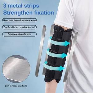 Attelle de Fixation pour Bras et Membre Supérieur, Absorption de la Transpiration, Plaque en Acier pour Coude, Support Stable, Équipement d'Entraînement, Protection – Vente en Gros - Product Image 3