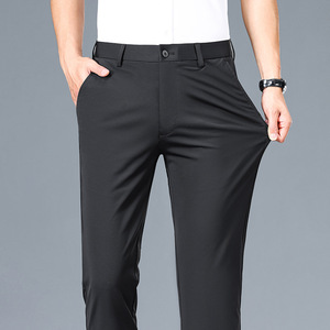 ชุดเดรสใหม่สำหรับผู้ชายกางเกงทรงตรงแบบบางกางเกงฤดูร้อน - Product Image 6