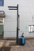 Chariot élévateur électrique robuste avec plateforme pour conducteur debout, 4,5 m, 5 m, 6 m, capacité 1,5 t, 2 t, 3 t
