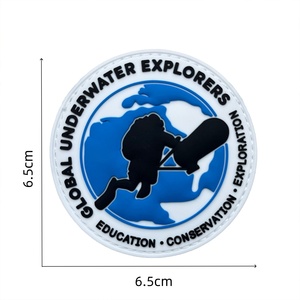 Auf Lager: GUE Global Diving Organisation PVC-Gummi-Klett-Patches, PADI-Abzeichen, Kleidungs-Armband-Patches, Taschen-Dekoration - Product Image 2