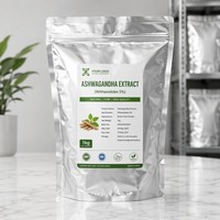 Poudre d'extrait de racine d'Ashwagandha naturelle 5% 10% Withanolides Qualité alimentaire pure en vrac pour le soulagement du stress
