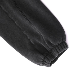 Custom Joggers Men Cotton Fleece Gym Sportswear Casual Pants Loose Joggers Side Pockets - Product Image 4