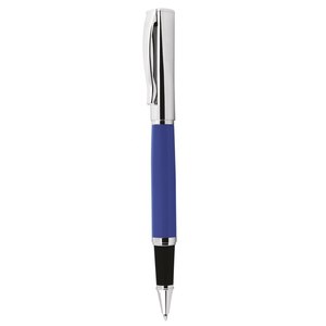 Bolígrafo Roller Azul y Cromado - Product Image 1