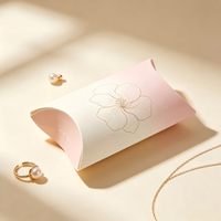 Boîte pliante économique en carton noir personnalisée pour bijoux, avec logo en feuille d'or, directement de l'usine