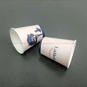 Melhor Preço Personalizado Impressão PE Revestido 7oz 8oz 10oz 12oz Quality Assurance Single Wall Paper Cups para Bebidas Quentes