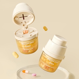 Cortador de Pastillas Portátil OEM, Ecológico, de Plástico, con Compartimentos para Medicamentos, para el Hogar - Product Image 1