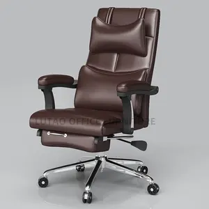 현대 럭셔리 인체 공학적 가죽 사장 임원 CEO 좋은 품질 편안한 사무실 가구 도매 사무실 의자 바퀴