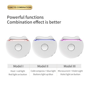 Masseur facial portatif pour la maison, Gua Sha, vibration, micro-courant, lampe de beauté, compresse froide et chaude, appareil de lifting du visage et du cou, recharge USB - Product Image 6