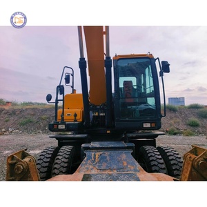 รถขุดไฮดรอลิกมือสองคุณภาพสูง Hyundai 210W-7 ขนาด 21 ตัน พร้อมเครื่องยนต์ Cummins สำหรับงานก่อสร้าง - Product Image 1