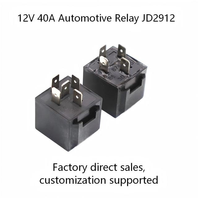 12V 40A Automotive Relay JD2912 1a/1c Contact Form Waterproof Car Relay for Auto Control System