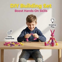 Magischer Zirkus Pamni Jax Replikat 3D-Gedruckter Kunststoff Beweglicher Hase DIY Ganzkörper-Stressabbau-Spielzeug Ab 14 Jahren Unisex